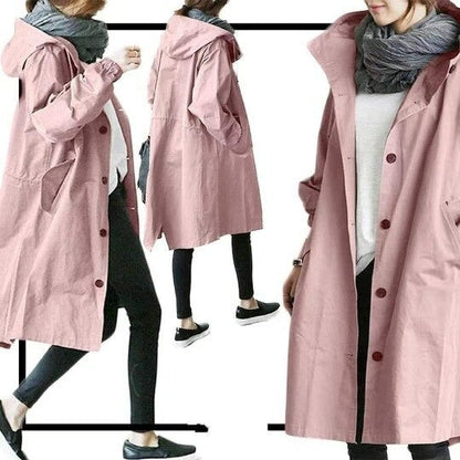 Eva | Women’s Hooded Trench Coat