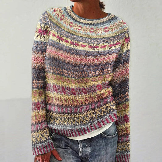Harper | Vibrant Fair isle Sweater