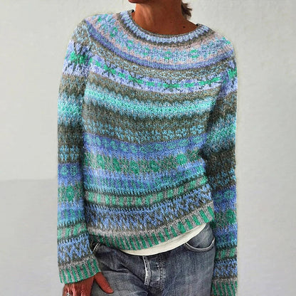 Harper | Vibrant Fair isle Sweater
