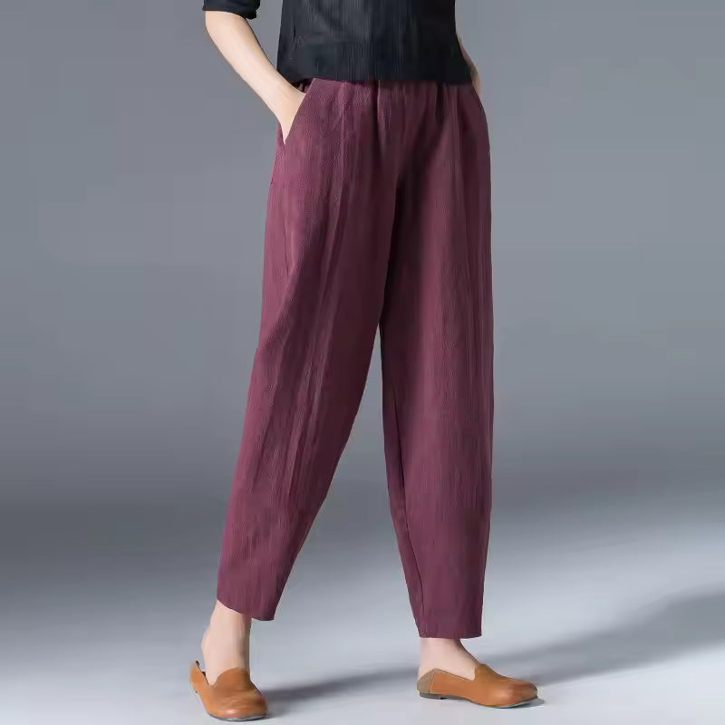 Hazeline | Relaxed Tapered Trousers