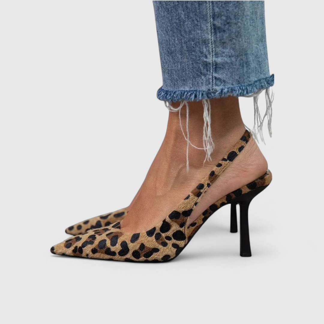 Isabriella | Leopard Slingback Heels