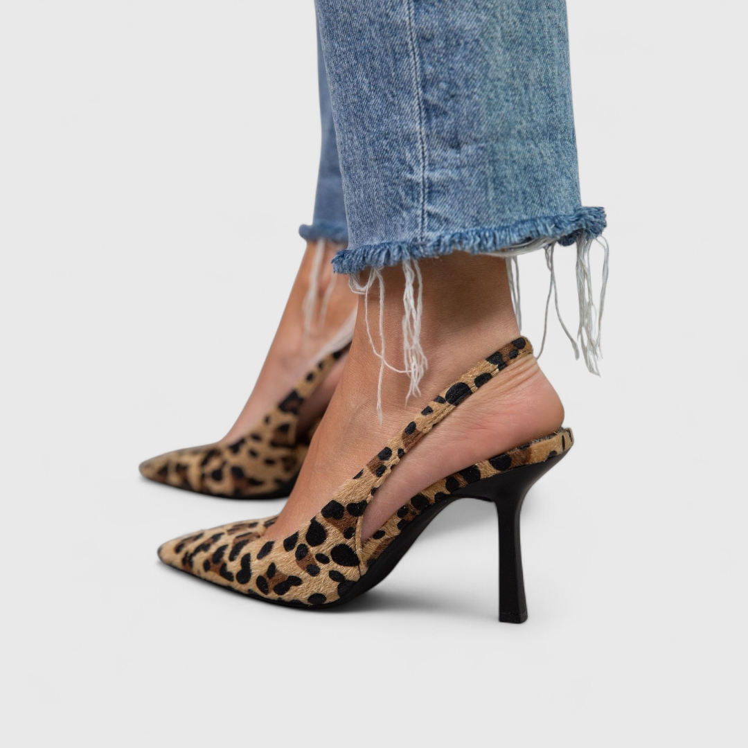 Isabriella | Leopard Slingback Heels