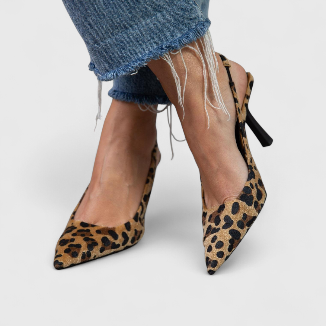 Isabriella | Leopard Slingback Heels