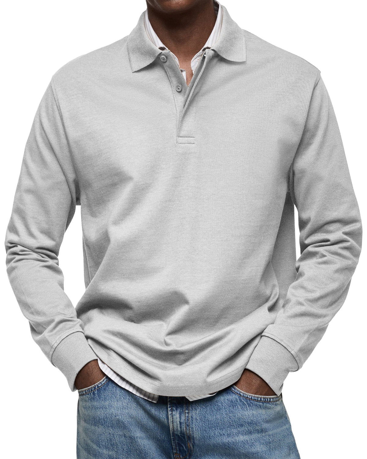 Jason | The Long-Sleeve Luxury Polo