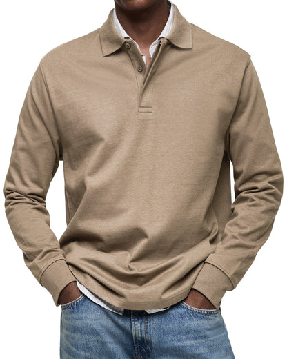 Jason | The Long-Sleeve Luxury Polo