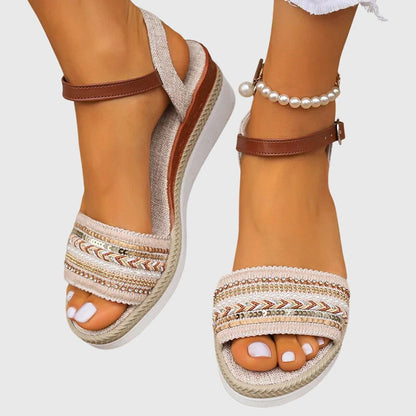 Joselyn | Woven Summer Sandals