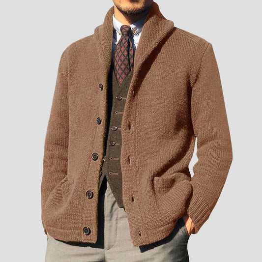 Kester | Solid Button Knit Cardigan