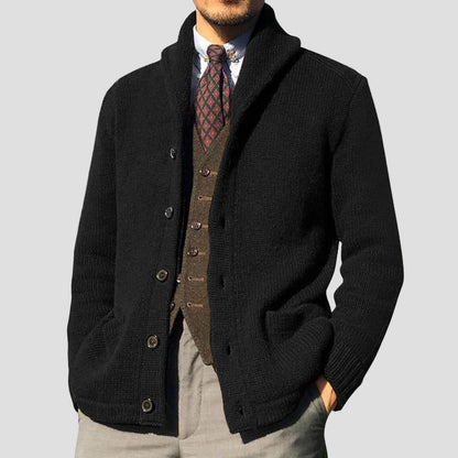 Kester | Solid Button Knit Cardigan