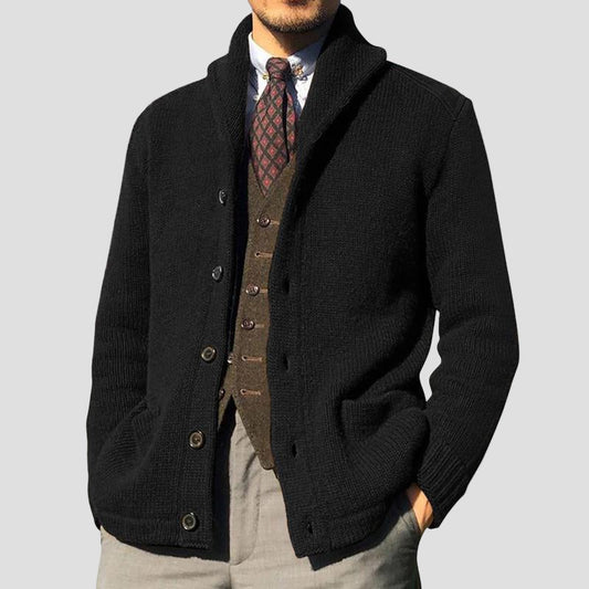 Kester | Solid Button Knit Cardigan