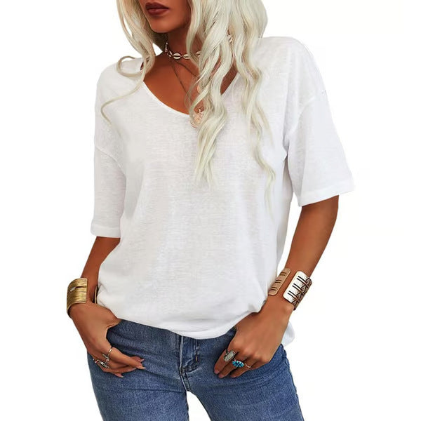 Krisanta | Loose Lightweight Minimalist T-Shirt