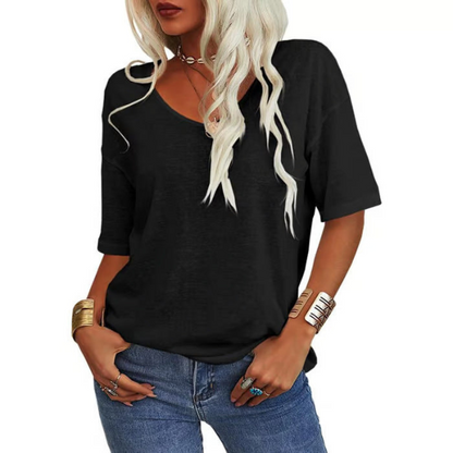 Krisanta | Loose Lightweight Minimalist T-Shirt