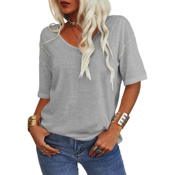 Krisanta | Loose Lightweight Minimalist T-Shirt