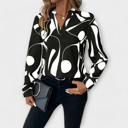 Lara Elegant Blouse With Design