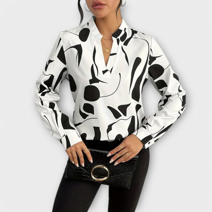 Lara Elegant Blouse With Design