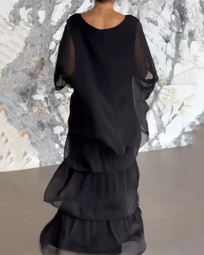 Lara | Elegant Flowing Maxi Dress