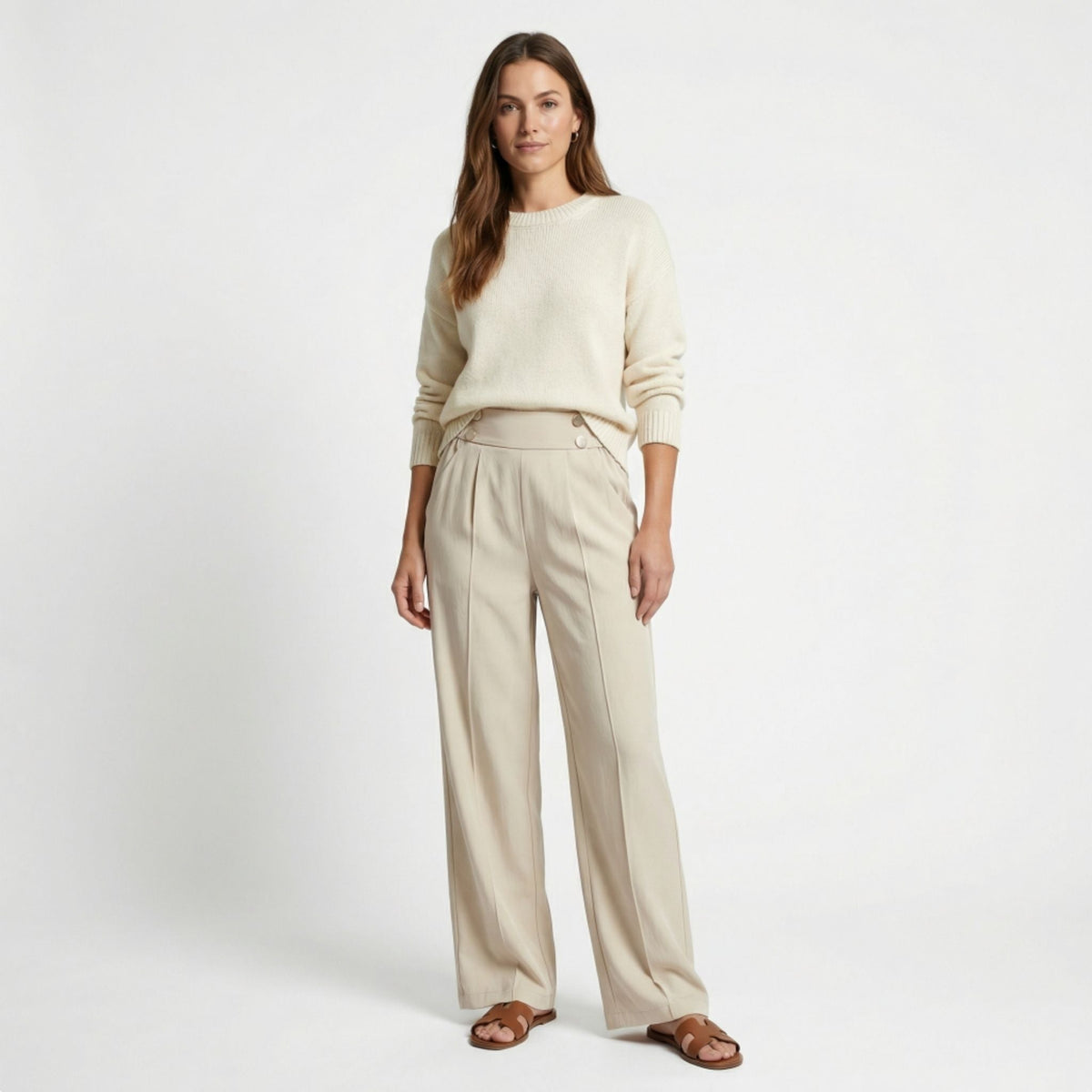 Loa | Straight-Leg Office Pants