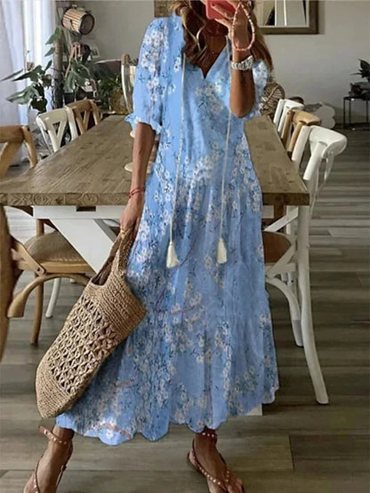 Luna | Effortless Boho Tummy Coverage Dress