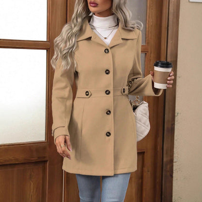 Mae | Women’s Tailored Trench Coat with Belt