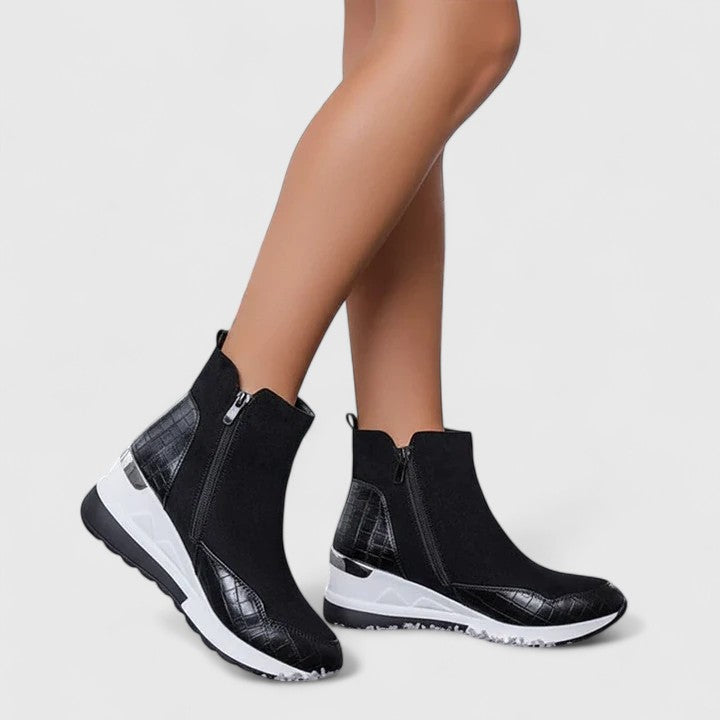 Maele | Elegant Wedge Boots