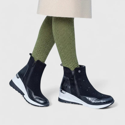 Maele | Elegant Wedge Boots