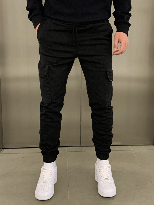 Marcus | Sleek Tie-Waist Cargo Pants