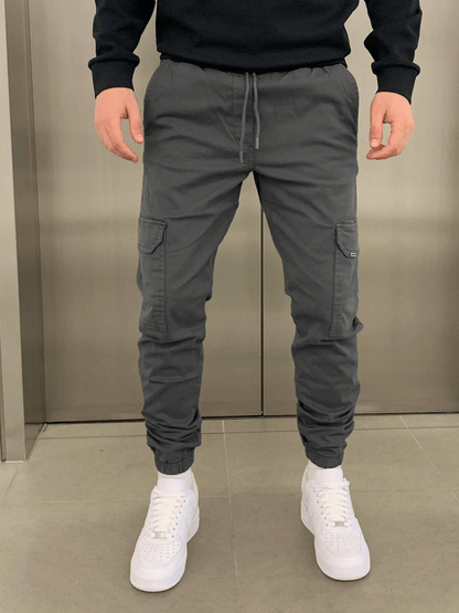 Marcus | Sleek Tie-Waist Cargo Pants