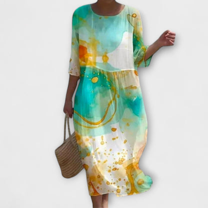 Marlene | Elegant Floral Maxi Dress
