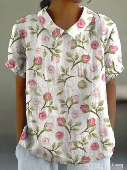 Marlene | Vintage Print Shirt