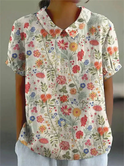Marlene | Vintage Print Shirt