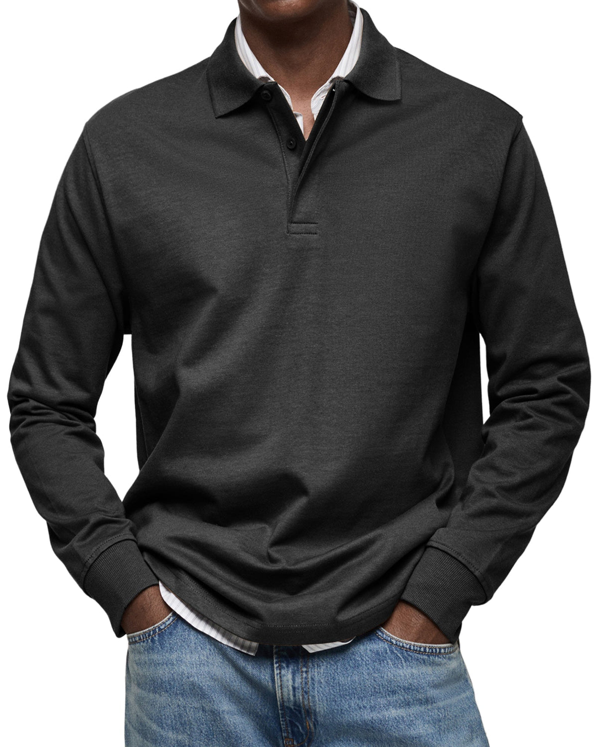 Mason | The Long-Sleeve Luxury Polo