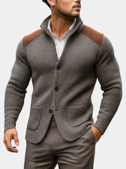 Matteo | Men's Textured Knit Blazer Cardigan