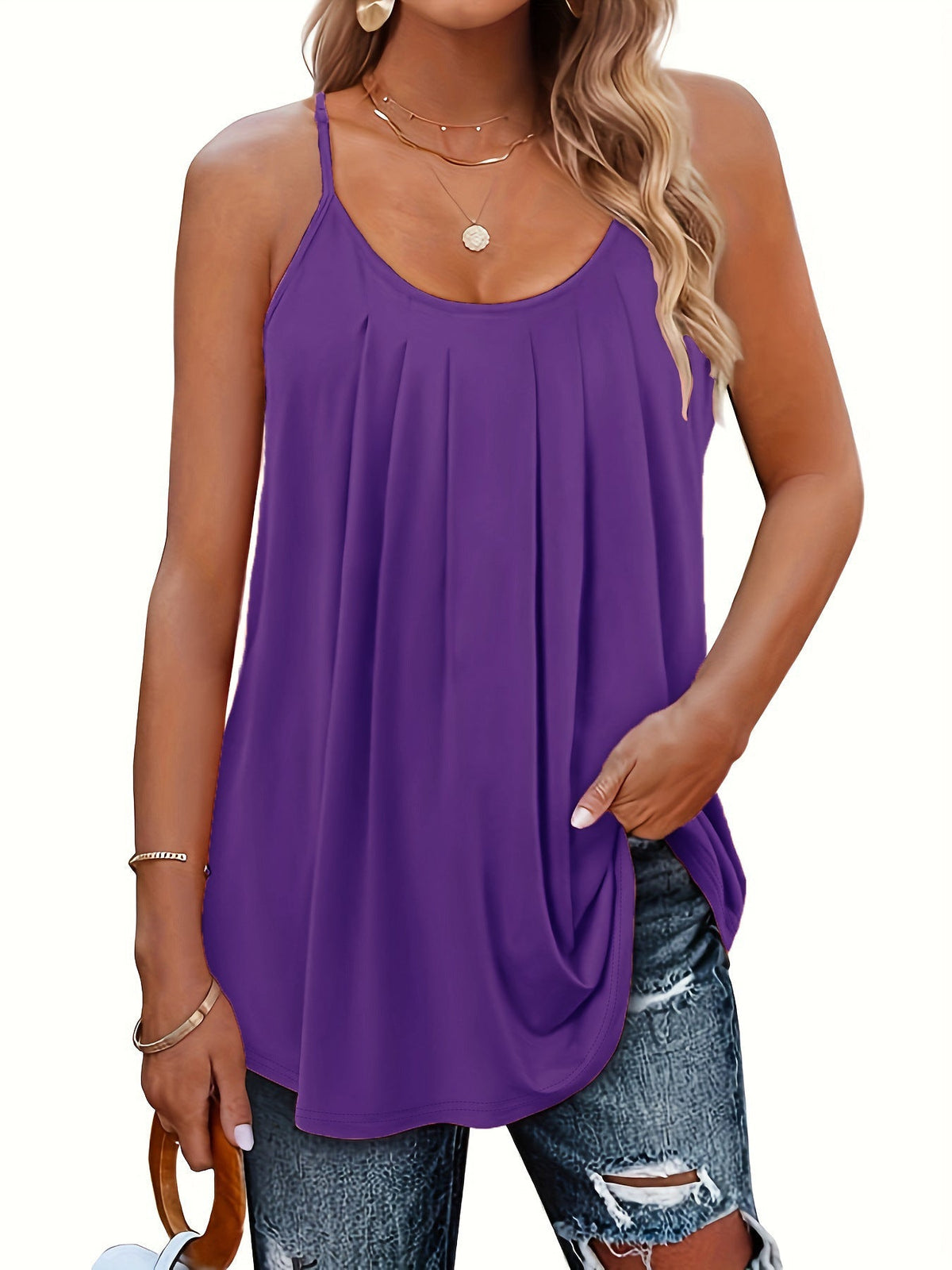 Michelle | Lightweight Spaghetti Strap Fit Summer Top