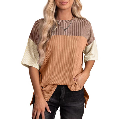 Monica | Casual Loose Fit Striped Summer Top