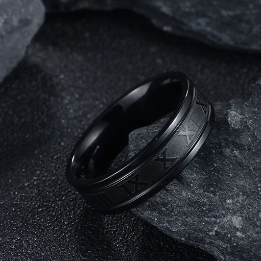 NOELLE™ – Modern Roman Numeral Ring