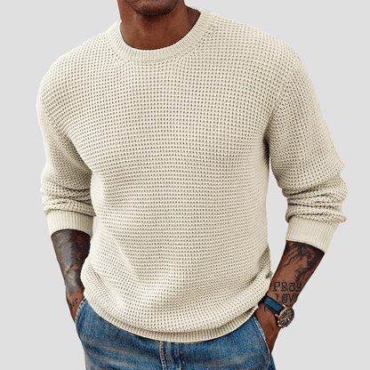 Parker | Retro Western Style Crewneck Sweater