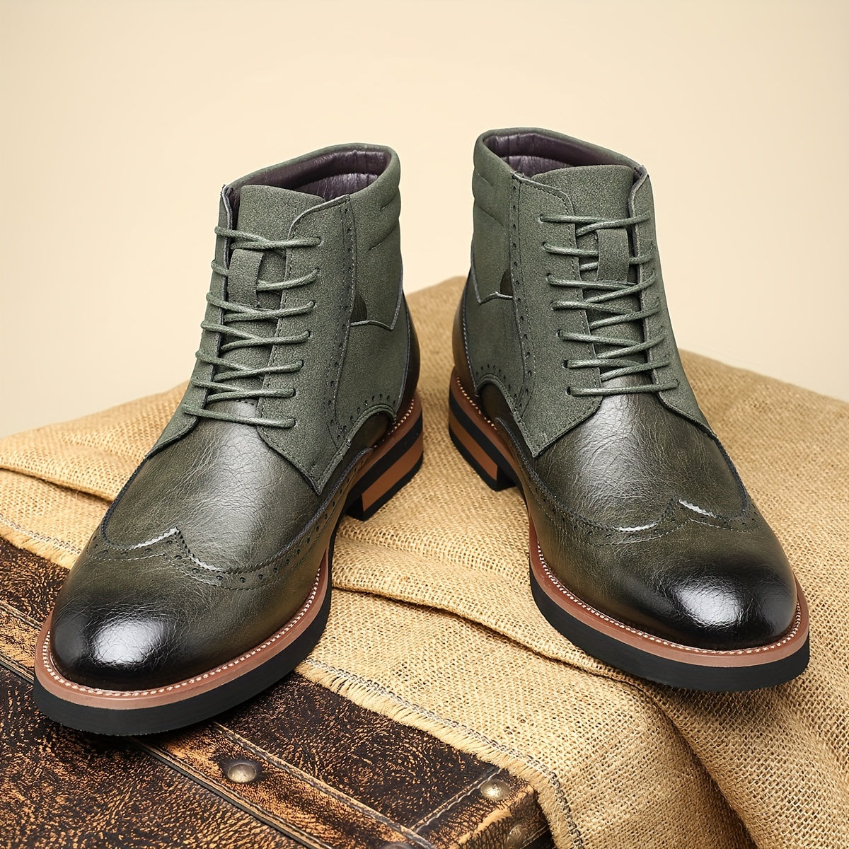 Rolando | Classic Wingtip Ankle Boots