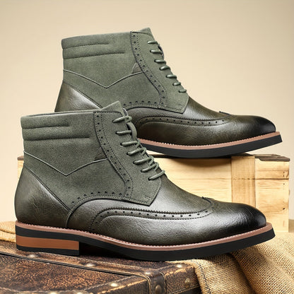 Rolando | Classic Wingtip Ankle Boots