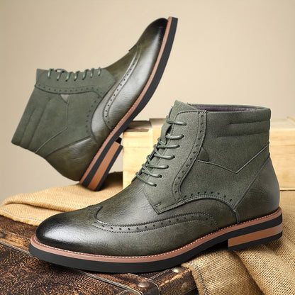 Rolando | Classic Wingtip Ankle Boots