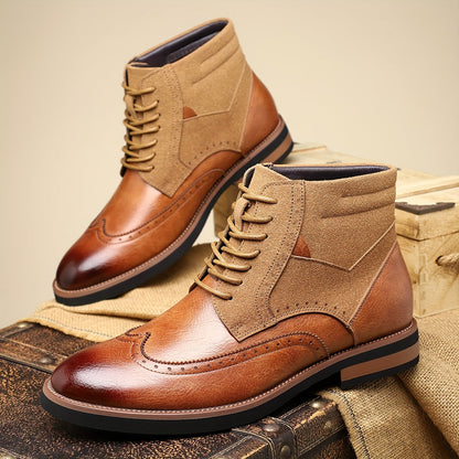Rolando | Classic Wingtip Ankle Boots