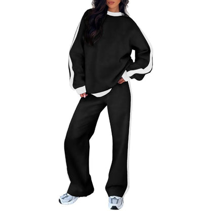 Sandi | Comfortable 2-Piece Lounge Set Sweatshirt & Straight Leg Pants