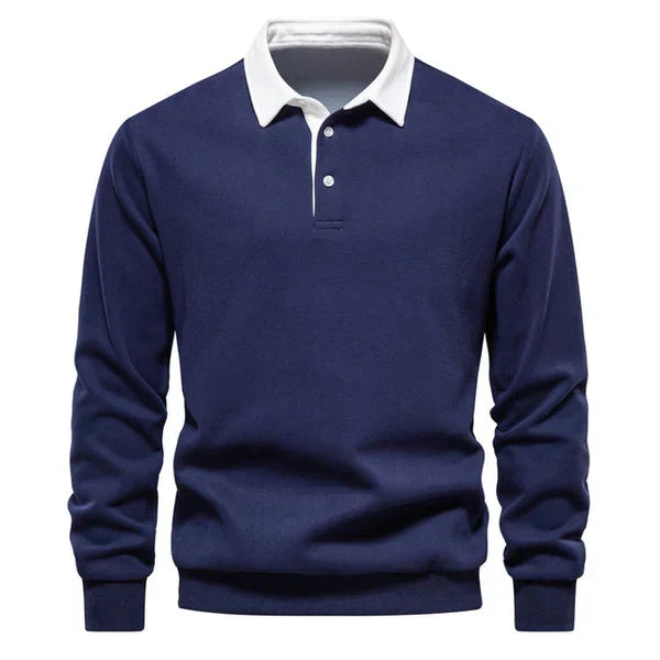 Sem | Long-Sleeve Polo Sweater