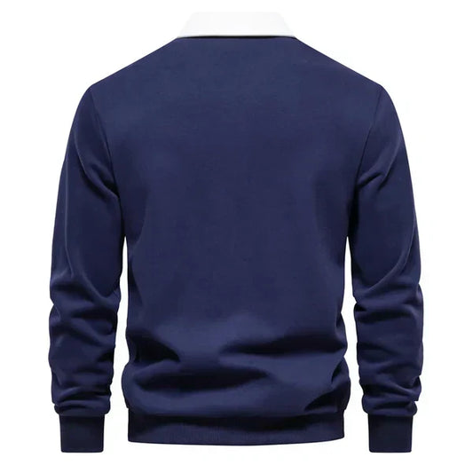 Sem | Long-Sleeve Polo Sweater