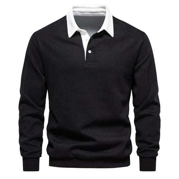 Sem | Long-Sleeve Polo Sweater