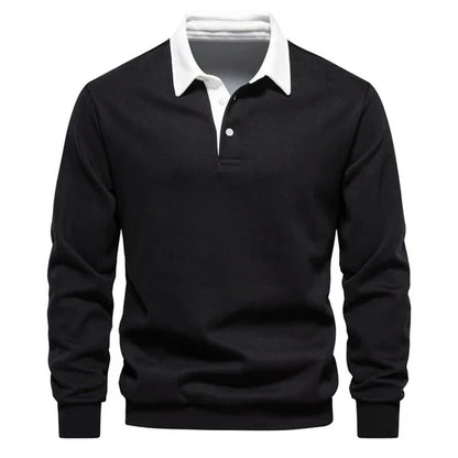 Sem | Long-Sleeve Polo Sweater