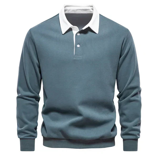 Sem | Long-Sleeve Polo Sweater