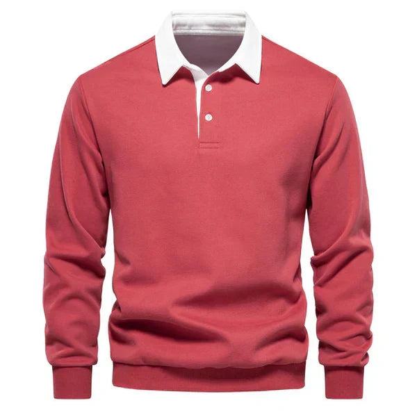 Sem | Long-Sleeve Polo Sweater