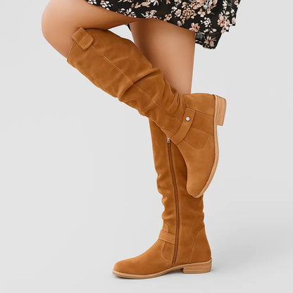 Stella | Women’s Suede Knee-High Boots