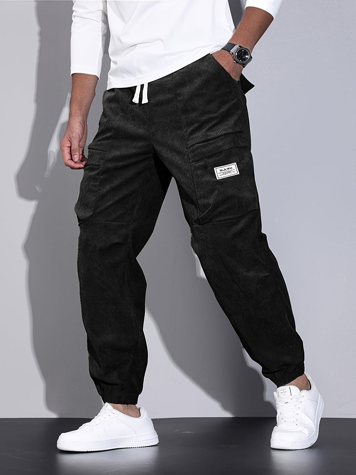 Tapered Cargo Jogger Pants