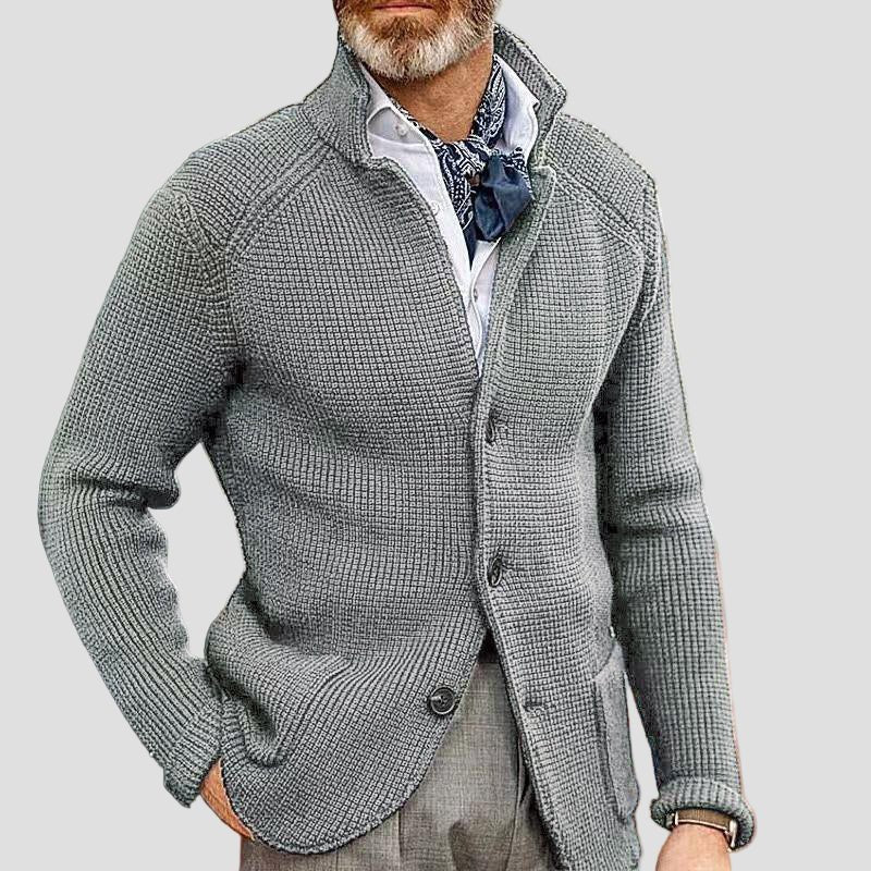 Thorne | Patch Pocket Knit Blazer Cardigan