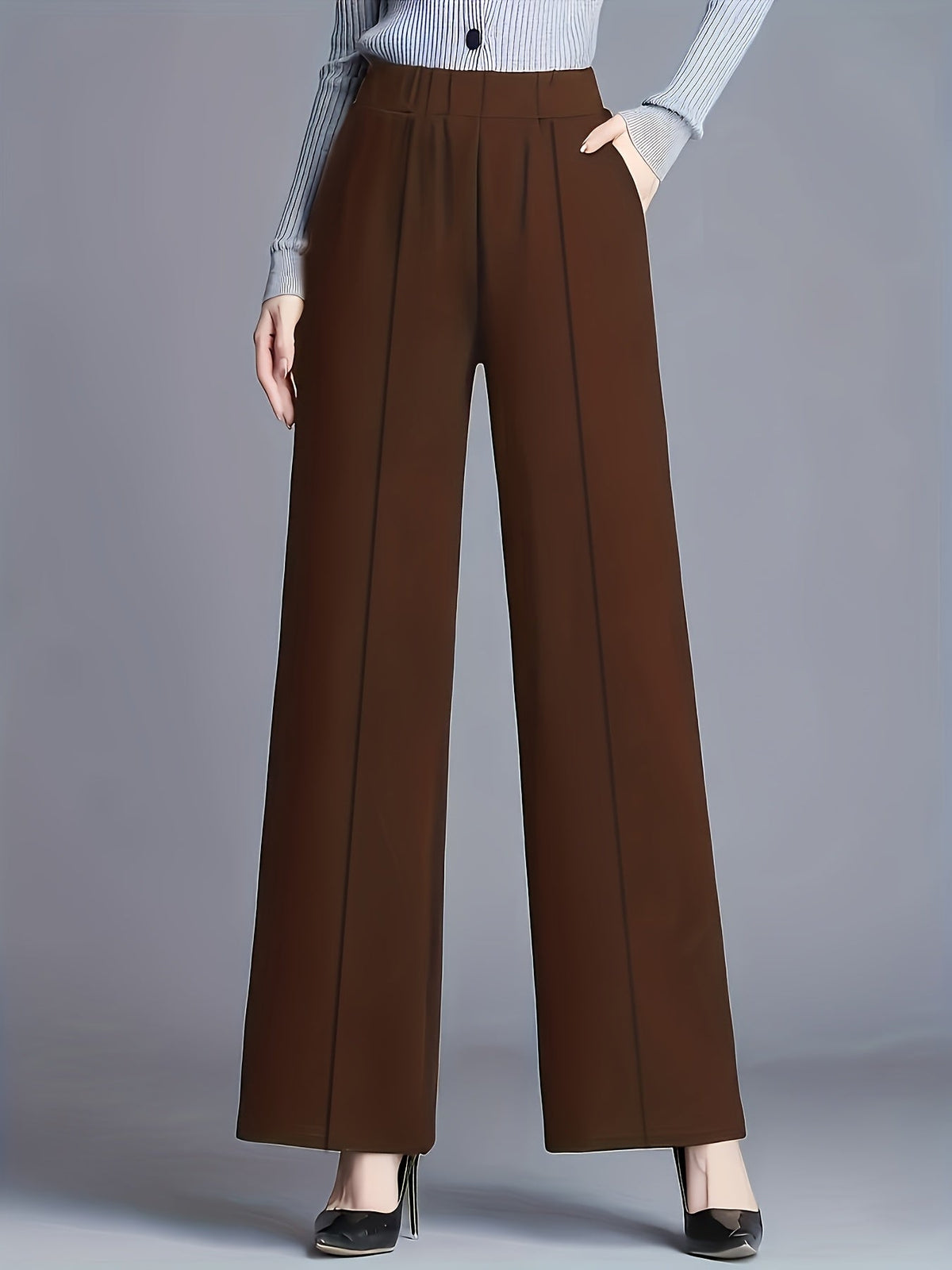 Claudia | High-Waisted Wide-Leg Pants